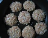 蓮根＆キャベツ入り～✿つくねの照り焼き✿作り方7写真