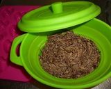 簡単！レンチンでハート型チョコクランチ作り方1写真