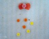 簡単！キャラ弁☆小さなクリスマスリース作り方2写真