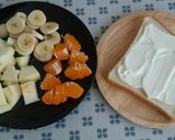フルーツクリームトースト♡作り方1写真