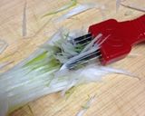 万能おかず！白髪葱&しらすのピリ辛和え作り方1写真