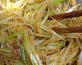万能おかず！白髪葱&しらすのピリ辛和え作り方3写真