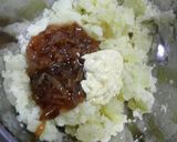 お弁当になめ茸和えのポテトサラダ作り方3写真