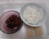簡単・ゆであずき缶で小豆粥作り方3写真