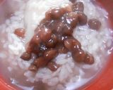簡単・ゆであずき缶で小豆粥作り方7写真