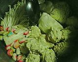 ふわんふわんの☆擂り胡麻入り鶏ひき肉団子鍋作り方5写真
