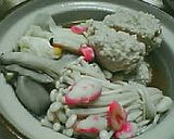 ふわんふわんの☆擂り胡麻入り鶏ひき肉団子鍋作り方6写真