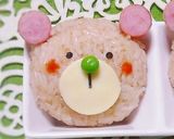 キャラ弁 *くまｻﾝ♡おにぎり*作り方2写真