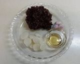 犬おやつ　　白玉ぜんざい作り方1写真