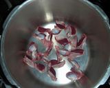 活力鍋で鶏レバーの煮物作り方1写真