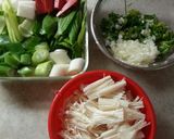 たっぷり野菜のエスニック風ワンタンスープ作り方2写真