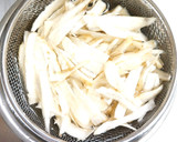 ごぼうとこんにゃくの甘辛生姜炒め作り方1写真