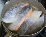 鮭の白味噌煮作り方2写真