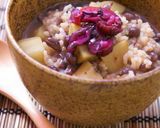 小豆と薩摩芋の玄米粥作り方13写真