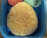 仮面ライダービーストキャラ弁（幼稚園）作り方1写真