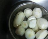 里芋といかの煮物作り方1写真
