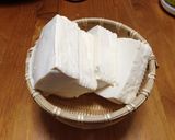 フライパンで揚げだし豆腐香味野菜を添えて作り方1写真