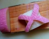 進化☆お弁当にキャラおリボンかまぼこ作り方4写真
