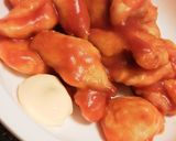 簡単♪柔らか鶏むね肉のマヨチリソース炒め作り方10写真