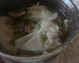 肉団子ときのこの中華春雨スープ作り方7写真