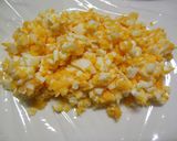 レンジで簡単に✿岩石卵作り方4写真