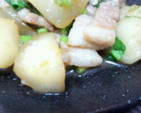 ♬とろ～りかぶと豚肉オイスターソース煮♬作り方5写真