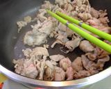 豚肉と大豆のピリ辛煮込。作り方2写真