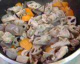 豚肉と大豆のピリ辛煮込。作り方3写真
