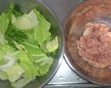 白菜とろとろ♡肉団子汁作り方1写真