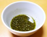 鶏むね肉のミラノ風カツレツ～バジルオイル作り方3写真