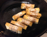 簡単☆節約　厚揚げの豚肉巻き作り方4写真