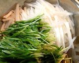 塩昆布入り長芋と大根と空心菜のサラダ作り方1写真