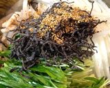 塩昆布入り長芋と大根と空心菜のサラダ作り方2写真