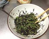 レンジで♪ひじき・豆苗の中華風酢のもの作り方3写真