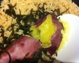 丸ごとさつま芋と塩昆布の炊き込みご飯作り方4写真