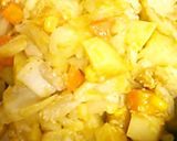 白菜とろ～りカレークリームシチュー作り方3写真
