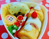 キャラ弁 フレンチ ロールケーキサンド作り方7写真