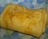 丸いフライパンで作る、卵1つの卵焼き作り方5写真
