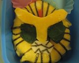 仮面ライダービーストキャラ弁（幼稚園）作り方5写真