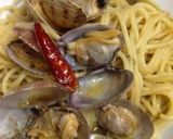 あさりとバジルのパスタ作り方4写真