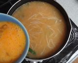ふんわり♪ニラ玉味噌汁作り方3写真