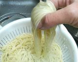 くっついても食べやすい麺類の盛付方法作り方1写真