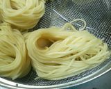 くっついても食べやすい麺類の盛付方法作り方4写真