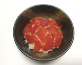 めんつゆでつくる簡単マグロの山かけ丼作り方4写真