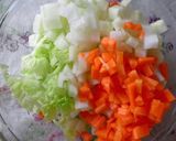 白菜のカラフルサラダ作り方1写真