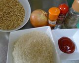 ビーガン♪大豆ミートでハーブハンバーグ作り方1写真