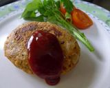 ビーガン♪大豆ミートでハーブハンバーグ作り方6写真