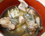 お雑煮にも年越しそばにもあう鶏ごぼう汁作り方10写真