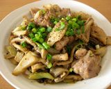 きのこと鶏肉の粒マスタード味噌炒め作り方6写真