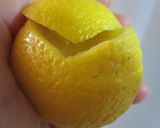 柚子カップ♥簡単飾り切り♪器カッティング作り方1写真